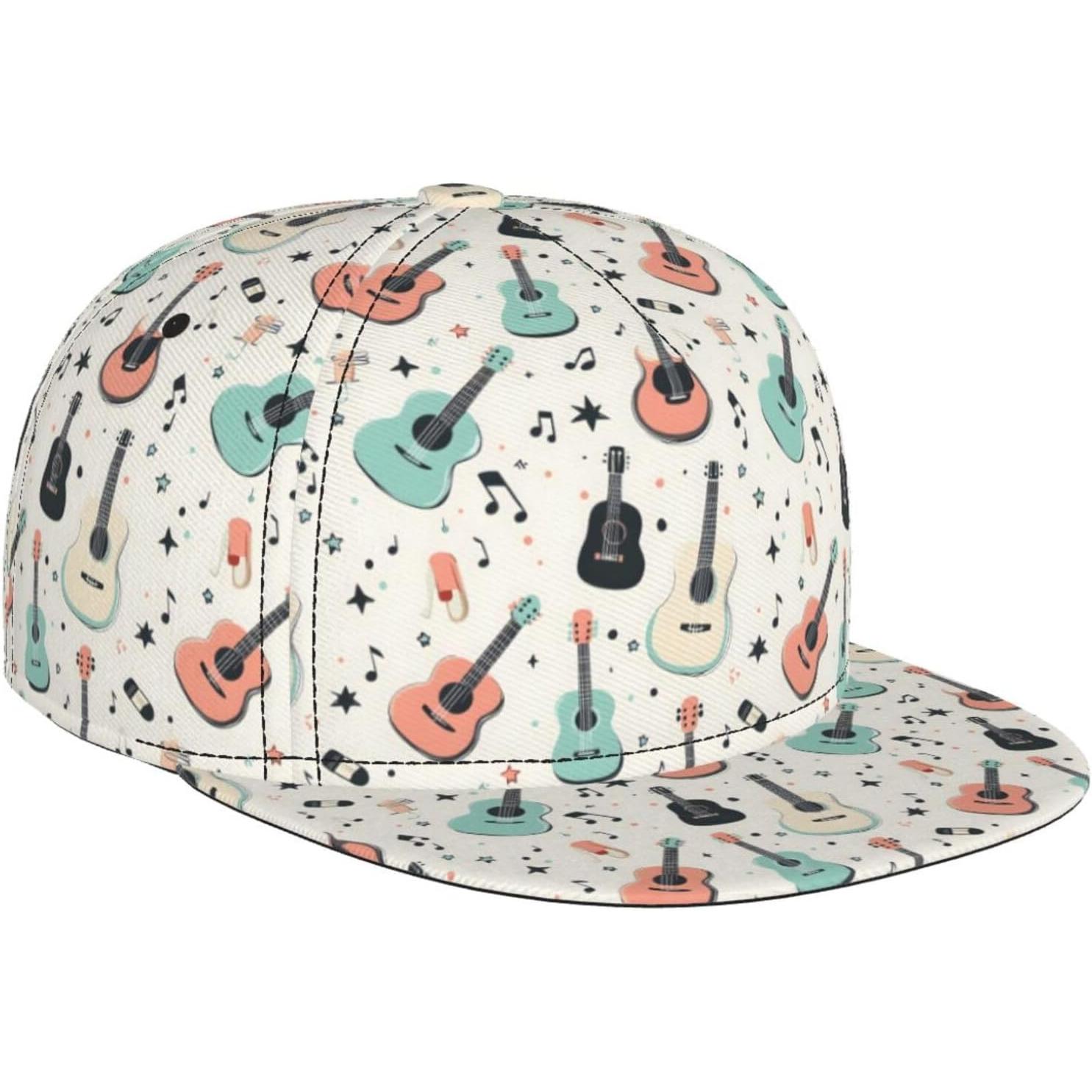Colorful Music Guitar Print Snapback Hats for Men Women Adjustable Flat Bill Brim Hat for Men Baseball Cap One Size
Colorful Music Guitar Print Snapback Hats for Men Women Adjustable Flat Bill Brim Hat for Men Baseball Cap One Size