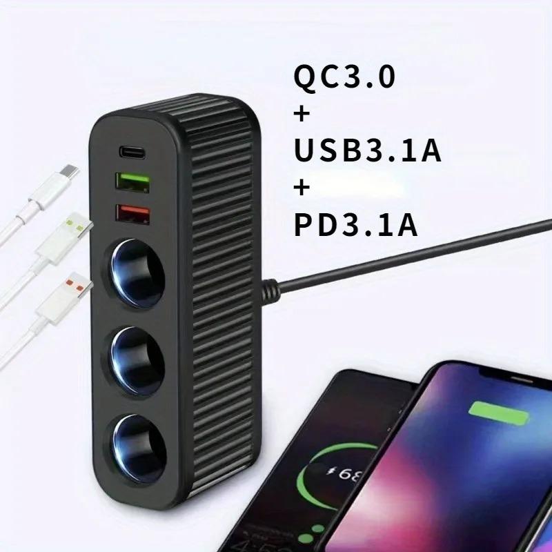 Автомобильное зарядное устройство 6-в-1 120 Вт QC3.0 с несколькими портами USB — быстрая зарядка для автомобилей, лодок и тракторов D-27, 6-in-1, QC3.0 чёрный
Автомобильное зарядное устройство 6-в-1 120 Вт QC3.0 с несколькими портами USB — быстрая зарядка для автомобилей, лодок и тракторов D-27, 6-in-1, QC3.0 чёрный