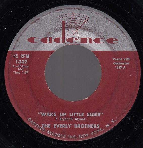 7-дюймовая пластинка EVERLY BROTHERS - Wake Up Little Susie 1337 Cadence 1957 США Рок Б/У
7-дюймовая пластинка EVERLY BROTHERS - Wake Up Little Susie 1337 Cadence 1957 США Рок Б/У