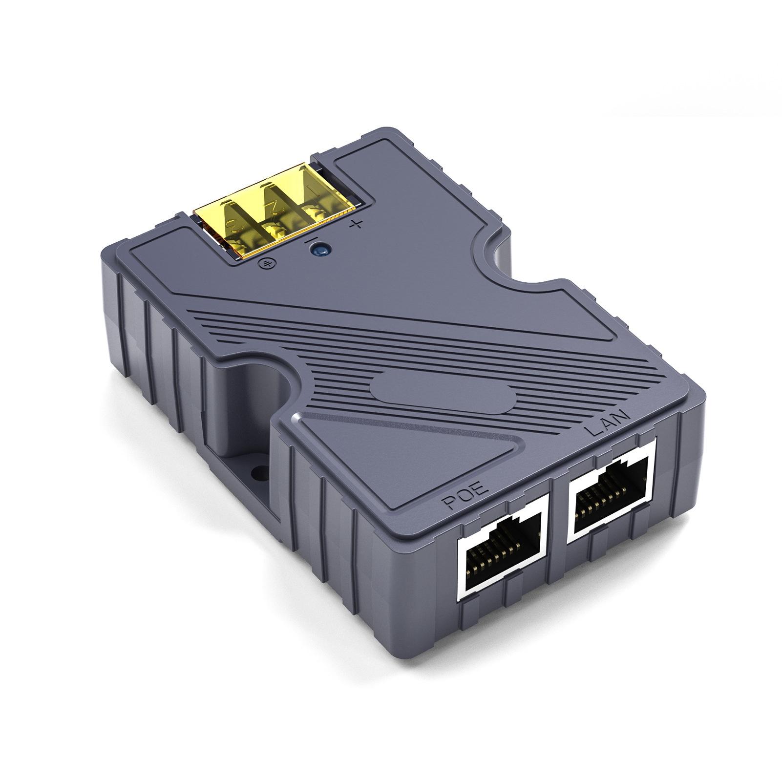 PoE Injector 48‑57V Flexible 10 100 1000Mb/s 3A Fast Efficient Power Supply Passive PoE Injector for Satellite
PoE Injector 48‑57V Flexible 10 100 1000Mb/s 3A Fast Efficient Power Supply Passive PoE Injector for Satellite