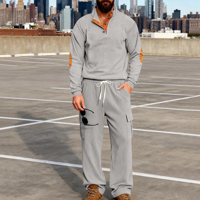 American Men s Outdoor Casual Loose Workwear Commuting Corduroy Henley Button Sweatshirt Suit S сірий
American Men s Outdoor Casual Loose Workwear Commuting Corduroy Henley Button Sweatshirt Suit S сірий