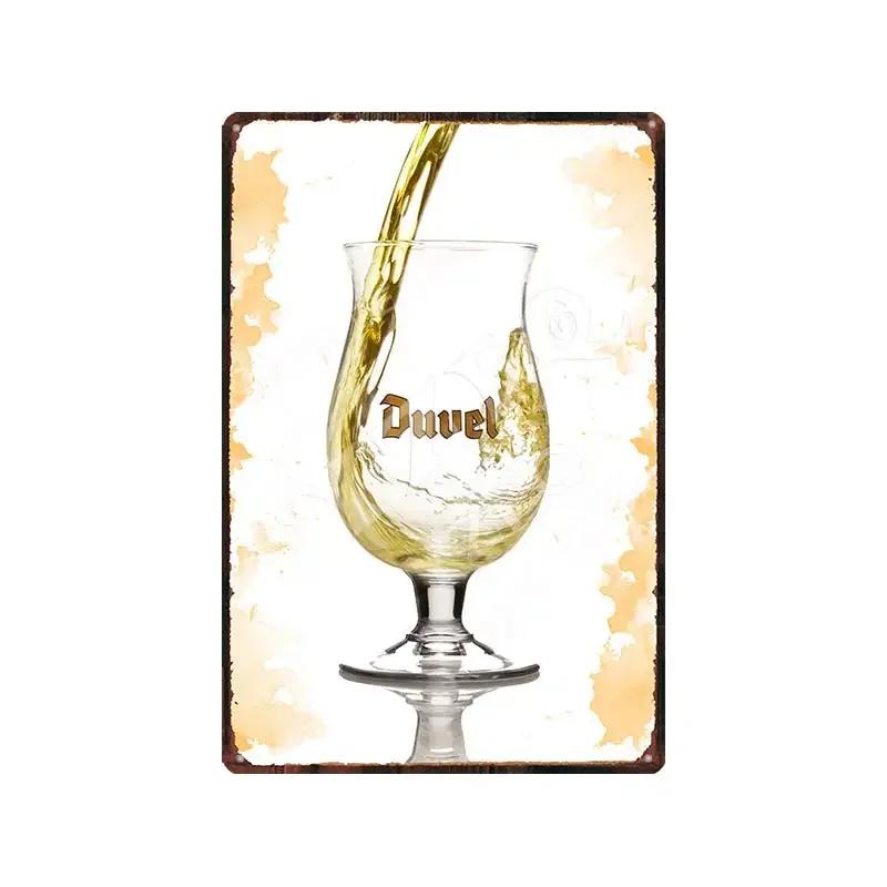 Belgium Beer Duvel Vintage Metal Tin Sign Retro Wall Plates Bar Pub Art Home Decor Decorative Plaque Retro Style Wall Hanging 20x30cm
Belgium Beer Duvel Vintage Metal Tin Sign Retro Wall Plates Bar Pub Art Home Decor Decorative Plaque Retro Style Wall Hanging 20x30cm