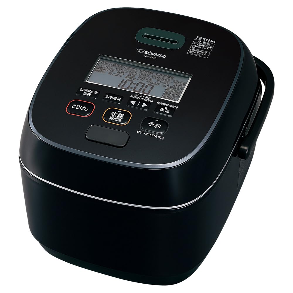 Zojirushi Rice Cooker Pressure IH Rice Cooker sho Black ZOJIRUSHI Extreme Cooking (1 Cooking) NW-JX18-BA
Zojirushi Rice Cooker Pressure IH Rice Cooker sho Black ZOJIRUSHI Extreme Cooking (1 Cooking) NW-JX18-BA