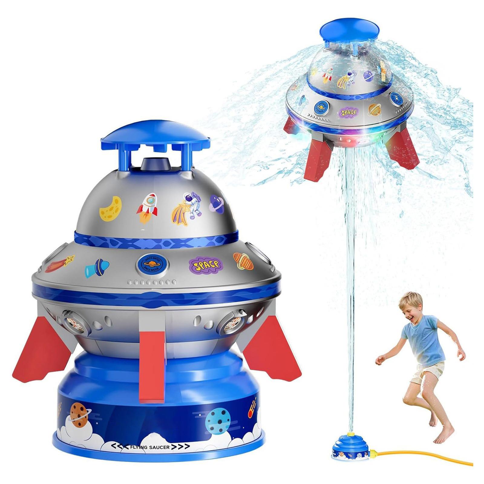 UFO Water Sprinkler For Kids – Outdoor Summer Water Toy With Lights | Ideal For Yard, Backyard, Pool & Garden Play | Gift For Boys & Girls Ages 3-12 One Size
UFO Water Sprinkler For Kids – Outdoor Summer Water Toy With Lights | Ideal For Yard, Backyard, Pool & Garden Play | Gift For Boys & Girls Ages 3-12 One Size