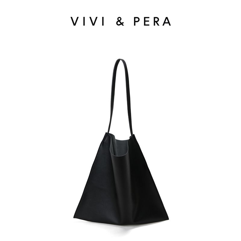 Viviipera Black Leather Class Capacity Shoulder Bag Normcore Black
Viviipera Black Leather Class Capacity Shoulder Bag Normcore Black