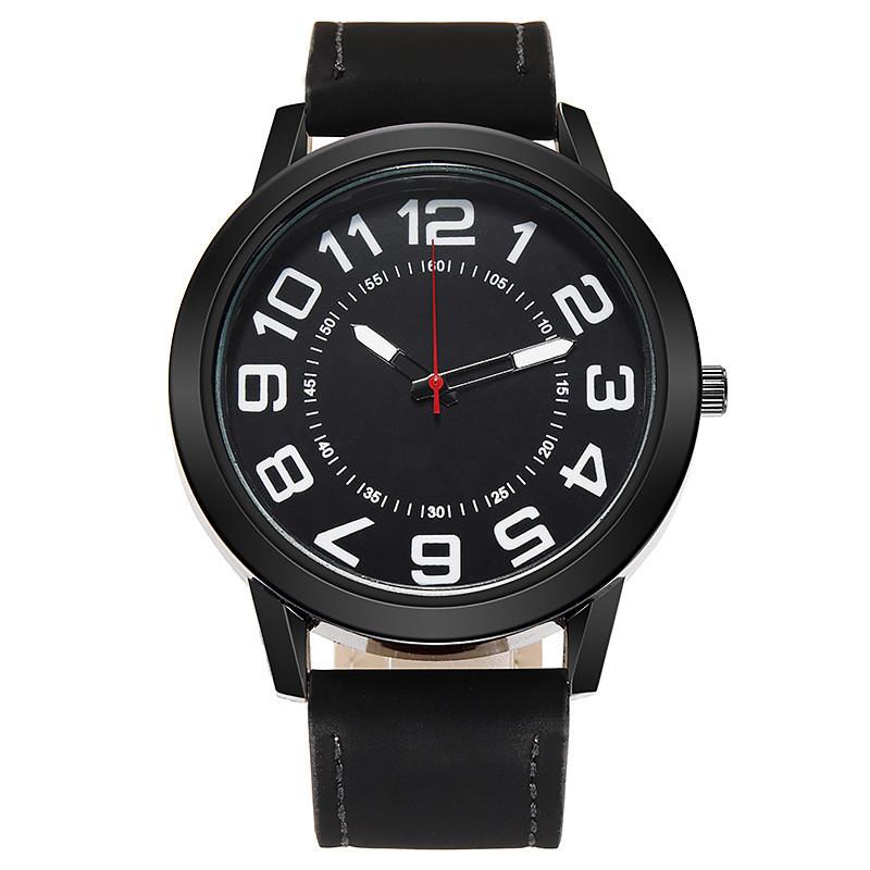 Quartz Watch For Men With Luminous Hands Business Casual Alloy Case Leather Strap BlackFaceBlackBand
Quartz Watch For Men With Luminous Hands Business Casual Alloy Case Leather Strap BlackFaceBlackBand
