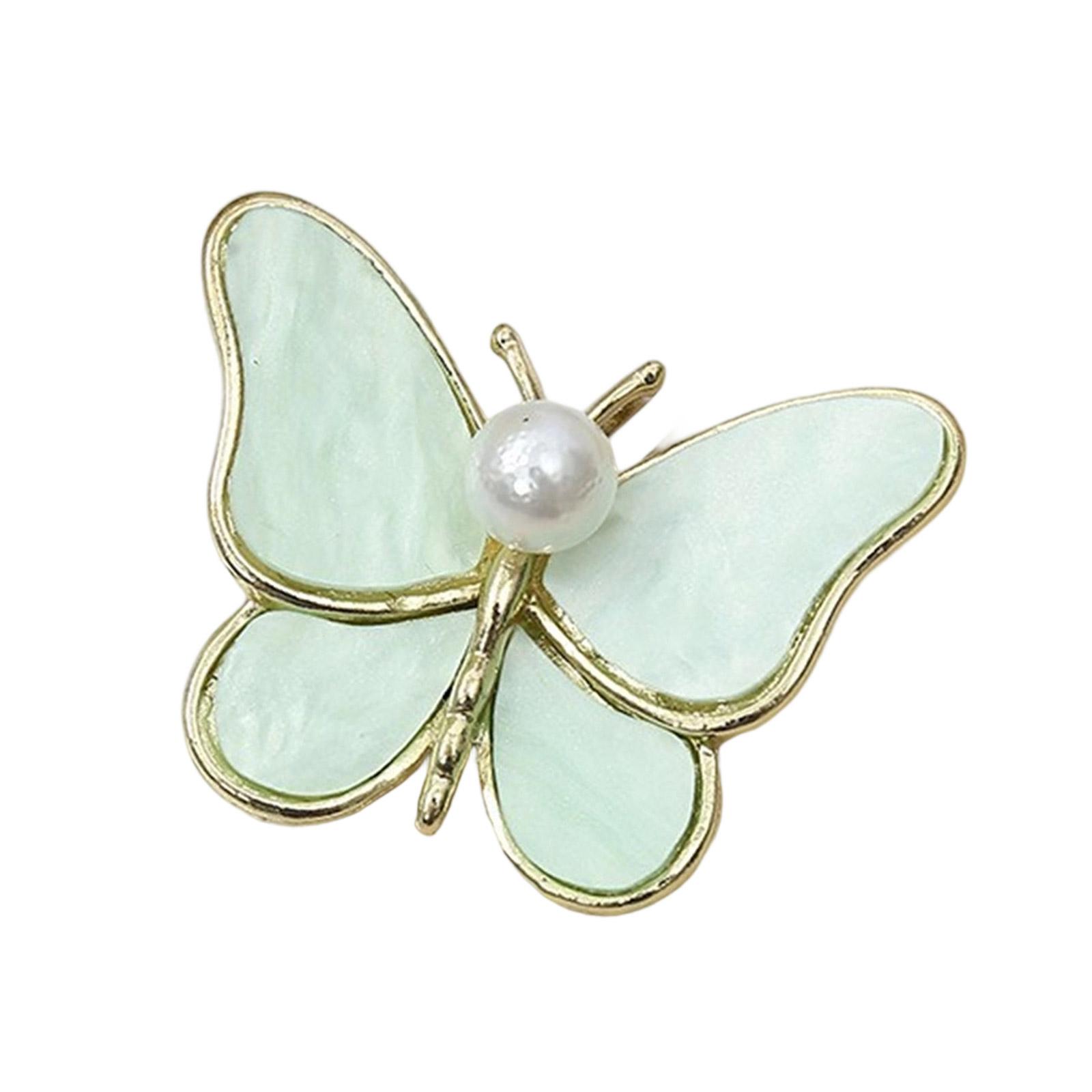 Pearls Shell Butterfly Brooch Sturdy Alloy Jewelry Secure Fastener Comfortable Daily Wear Accessory зелёный
Pearls Shell Butterfly Brooch Sturdy Alloy Jewelry Secure Fastener Comfortable Daily Wear Accessory зелёный