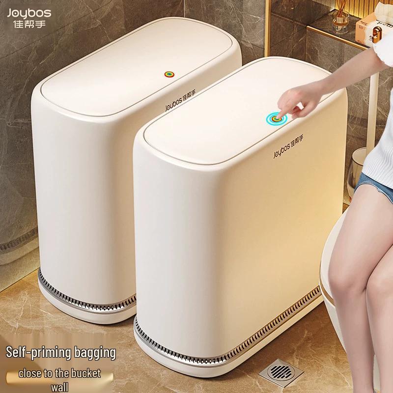 Jia Bang Shou Press-Top Slim Bathroom Trash Can Large Lid
Jia Bang Shou Press-Top Slim Bathroom Trash Can Large Lid