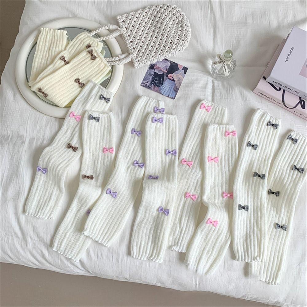 Гетры с бантом, белые чулки JK, вязаные носки Kawaii для женщин и девочек
Гетры с бантом, белые чулки JK, вязаные носки Kawaii для женщин и девочек