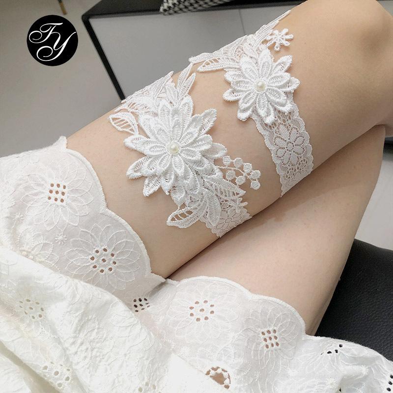 2pcs Women Lace Garter Belt Sexy Cosplay Thigh Bands Party Wedding Apply Bride Leg Garter Multi-color Embroidery With Pearl 52-80cm білий
2pcs Women Lace Garter Belt Sexy Cosplay Thigh Bands Party Wedding Apply Bride Leg Garter Multi-color Embroidery With Pearl 52-80cm білий
