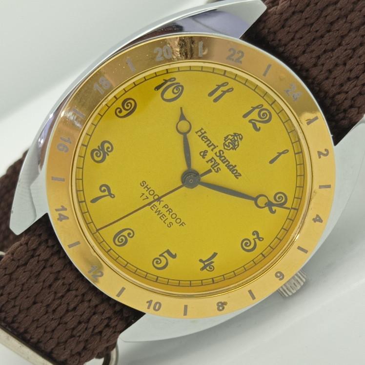 REFURBISHED VINTAGE HENRI SANDOZ & FILS SWISS MENS WRIST WATCH a415035-1 Sku010-a415035
REFURBISHED VINTAGE HENRI SANDOZ & FILS SWISS MENS WRIST WATCH a415035-1 Sku010-a415035