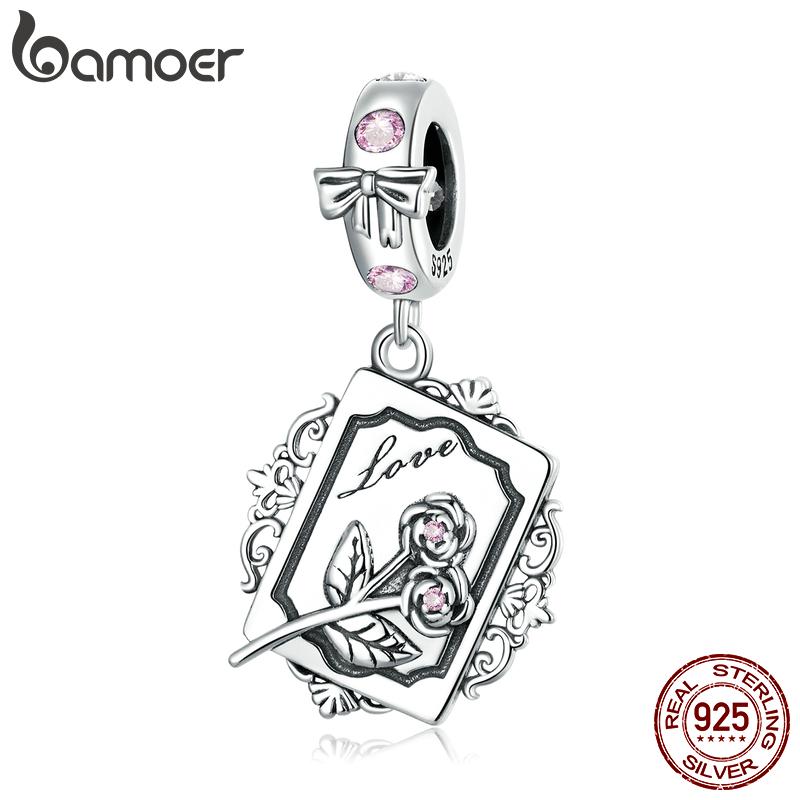 BAMOER стерлингового серебра 925 пробы, винтажные подвески с бантами и розами, подходят для женщин, браслет «сделай сам», свадебные тематические подвески, изящные ювелирные изделия
BAMOER стерлингового серебра 925 пробы, винтажные подвески с бантами и розами, подходят для женщин, браслет «сделай сам», свадебные тематические подвески, изящные ювелирные изделия