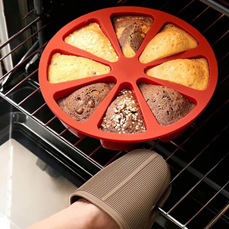 8 Cavity Silicone Cake Mold DIY Baking Pastry Scone Pans Tools Cake Mould Oven Bread Pizza Bakeware Cake Mould зелёный
8 Cavity Silicone Cake Mold DIY Baking Pastry Scone Pans Tools Cake Mould Oven Bread Pizza Bakeware Cake Mould зелёный