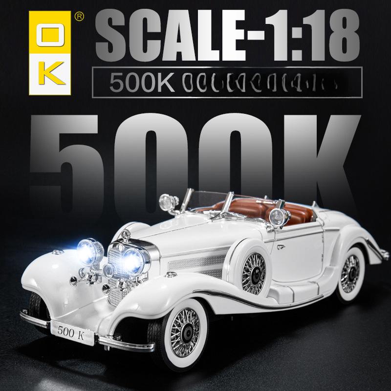 1:18 1936 Benz 500K Сплав Класична Модель Автомобіля Металевий Литий Ретро Транспортні Засоби Модель Автомобіля Симуляція Звуку та Світла Дитяча Іграшка Подарунок білий
1:18 1936 Benz 500K Сплав Класична Модель Автомобіля Металевий Литий Ретро Транспортні Засоби Модель Автомобіля Симуляція Звуку та Світла Дитяча Іграшка Подарунок білий