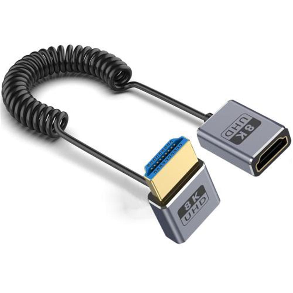 0.7м Пружинний Коаксіальний 8K HD Відео 48 Гбіт/с Кабель HDMI 2.1 Кутовий Вгору Штекер до Прямого Гнізда Адаптерний Шнур As Shown A
0.7м Пружинний Коаксіальний 8K HD Відео 48 Гбіт/с Кабель HDMI 2.1 Кутовий Вгору Штекер до Прямого Гнізда Адаптерний Шнур As Shown A