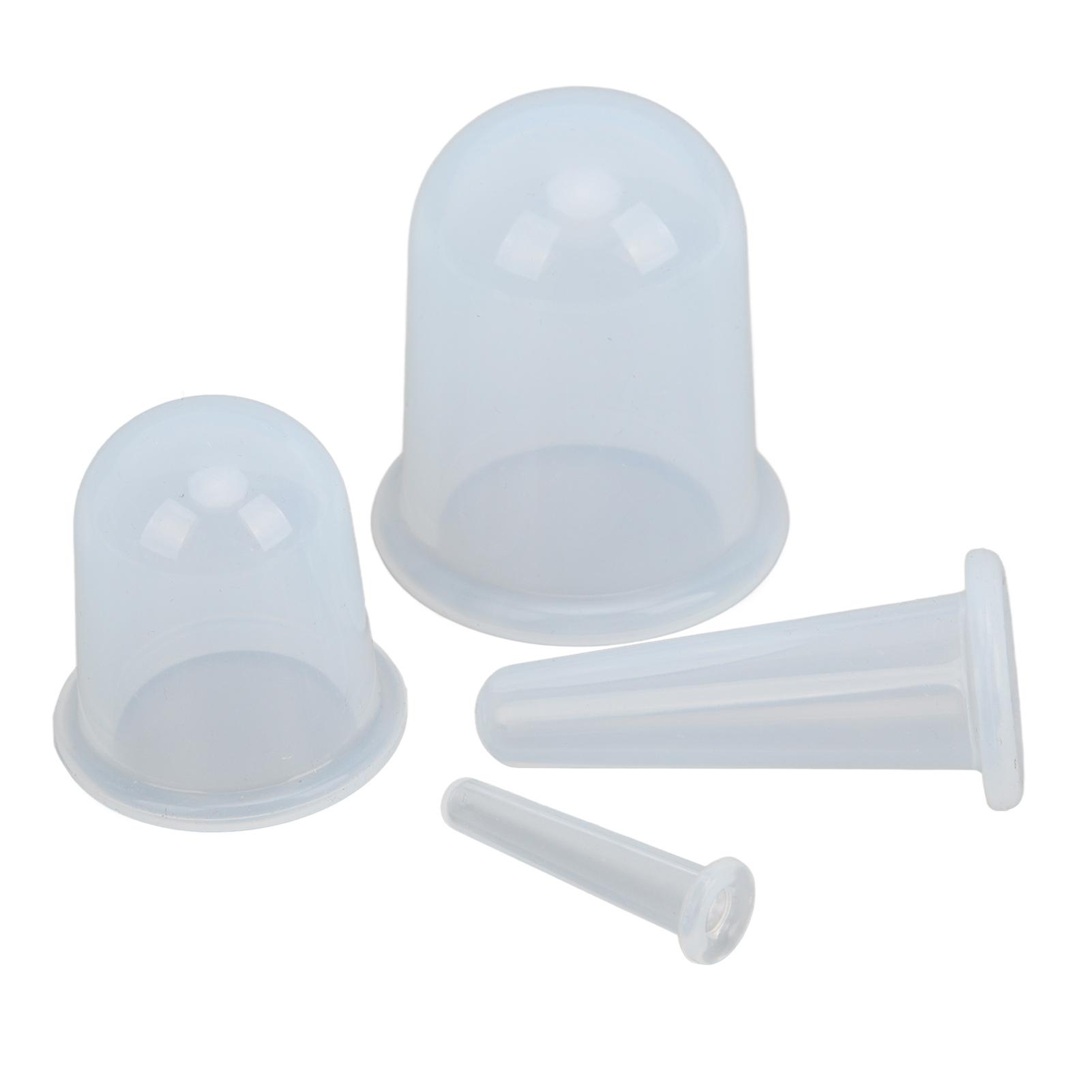 Набор из 4 силиконовых банок для устранения целлюлита, удаления морщин, вакуумных присосок для лица
Набор из 4 силиконовых банок для устранения целлюлита, удаления морщин, вакуумных присосок для лица