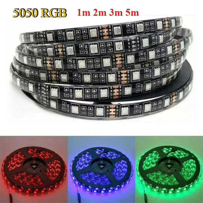 RGB LED Light Strip SMD 5050 5V LED Tape Flexible Black PCB TV Backlight Ribbon Lamp for Room Decoration Lighting 1m 2m 3m 5m No Waterproof&1m 5V
RGB LED Light Strip SMD 5050 5V LED Tape Flexible Black PCB TV Backlight Ribbon Lamp for Room Decoration Lighting 1m 2m 3m 5m No Waterproof&1m 5V