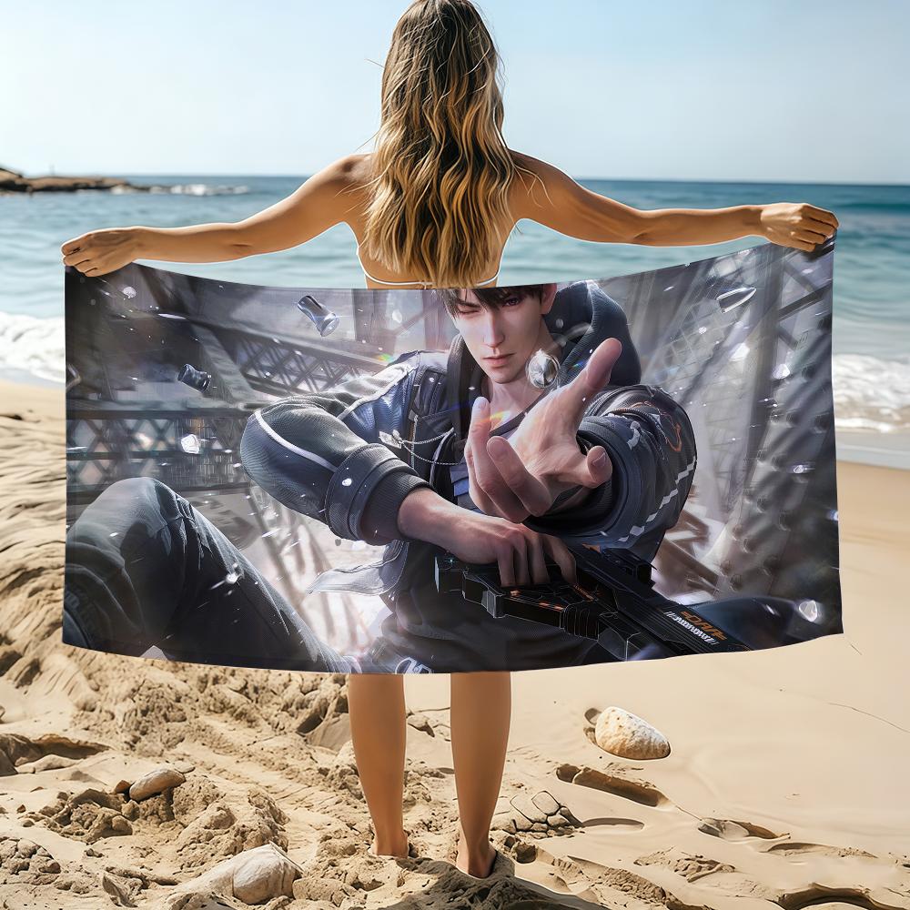 Hot Game Love and D-Deepspace Caleb Towel Beach Towel Oversized Quick Dry Towel Absorbent Soft Swim BeachTowels for Men Women W40*H60(CM)
Hot Game Love and D-Deepspace Caleb Towel Beach Towel Oversized Quick Dry Towel Absorbent Soft Swim BeachTowels for Men Women W40*H60(CM)