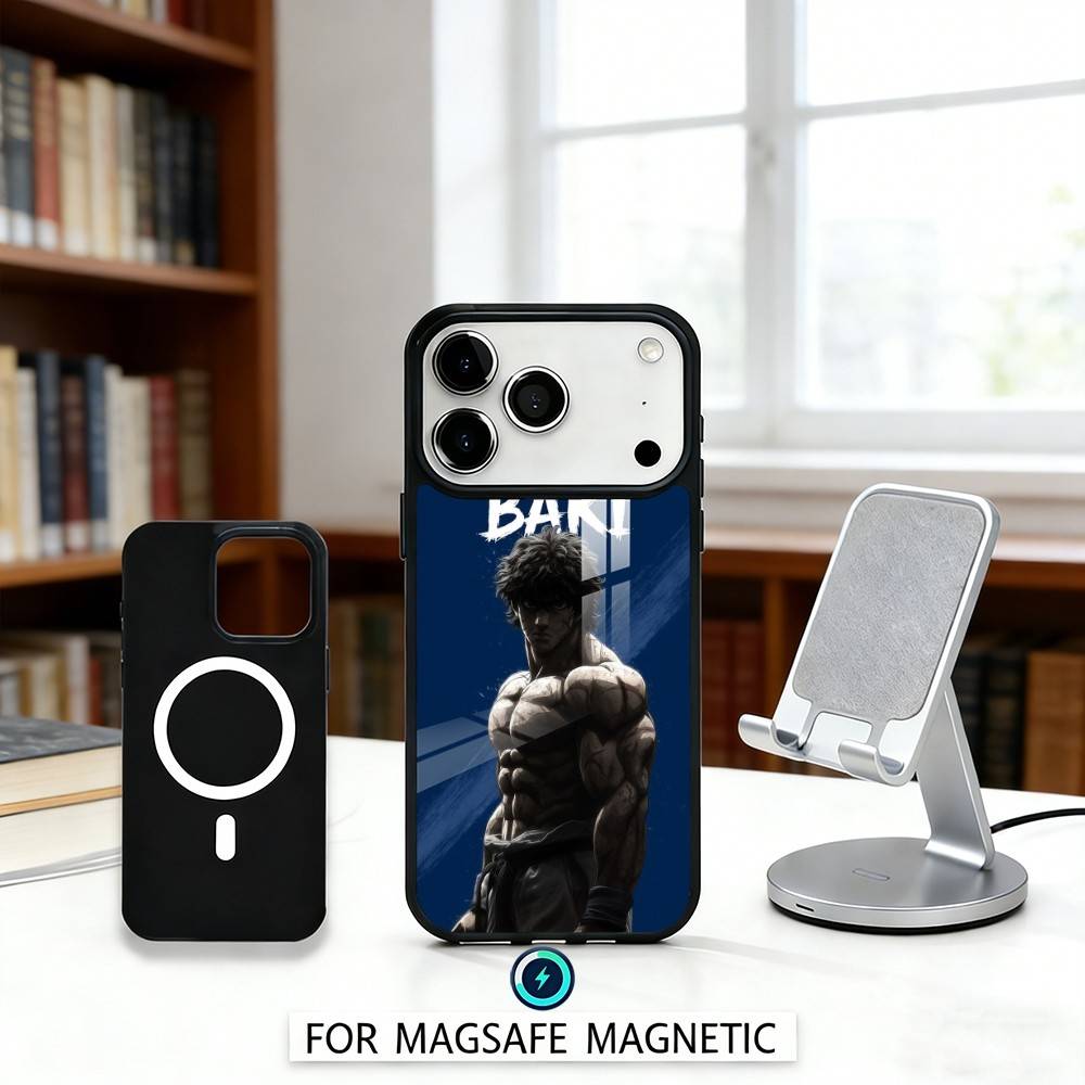 Anime B-Baki H-Hanma Phone Case Magnetic For iPhone17 16 15 14 13 12 Pro Max For Magsafe Wireless Charging Cover iphone16e
Anime B-Baki H-Hanma Phone Case Magnetic For iPhone17 16 15 14 13 12 Pro Max For Magsafe Wireless Charging Cover iphone16e