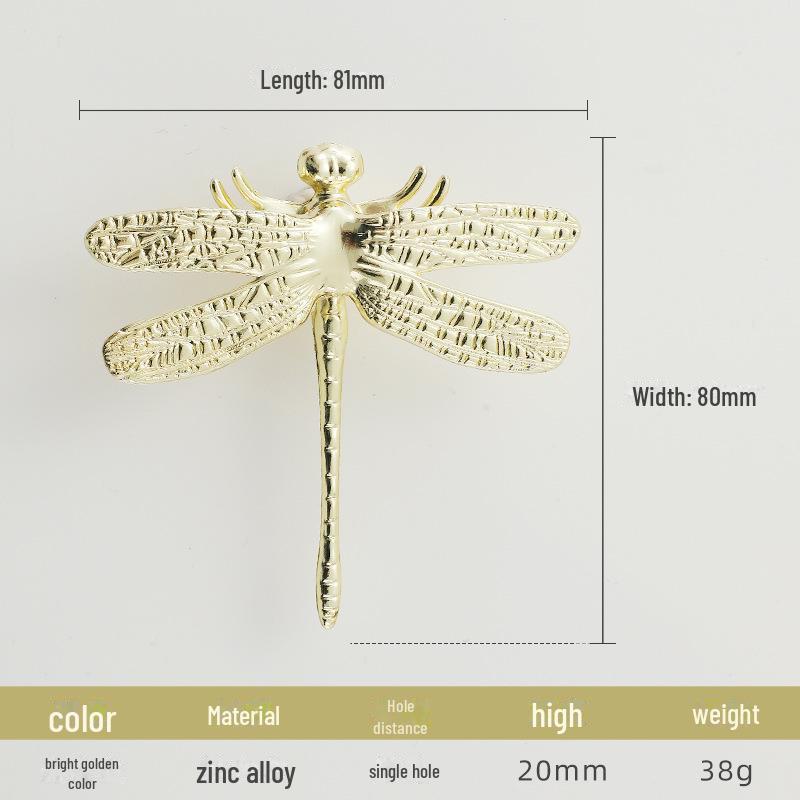 Ручка для шкафа Dragonfly - скандинавская роскошь, современная золотая отделка
Ручка для шкафа Dragonfly - скандинавская роскошь, современная золотая отделка