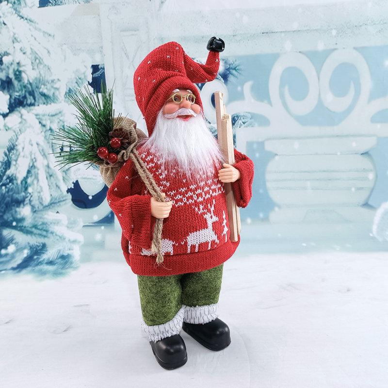 New Santa Claus Plush Toy Christmas Decoration Standing Elder Children s Gift Ornament 12inch (17*10* 30cm ) зелений
New Santa Claus Plush Toy Christmas Decoration Standing Elder Children s Gift Ornament 12inch (17*10* 30cm ) зелений