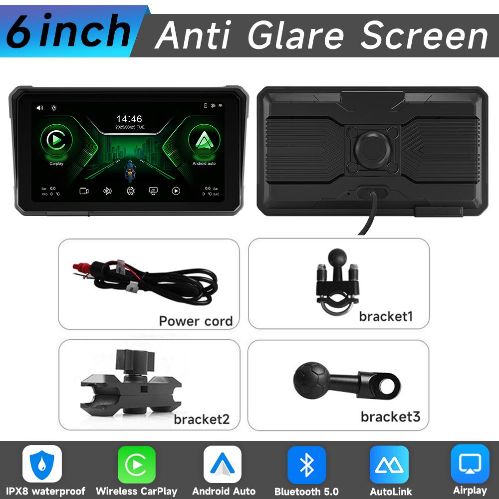 Jiuyin 6 Inch Motorcycle Wireless Carplay Android Auto Portable Navigation Gps Screen Ipx8 Waterproof Display Bluetooth M590
Jiuyin 6 Inch Motorcycle Wireless Carplay Android Auto Portable Navigation Gps Screen Ipx8 Waterproof Display Bluetooth M590
