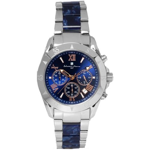 Salvatore Marra Salvatore Marra Watch Men s Chronograph Acetate Combination Belt 20th Anniversary Limited Model Brand Watch SM23105-SSBLPG Blue Rose G
Salvatore Marra Salvatore Marra Watch Men s Chronograph Acetate Combination Belt 20th Anniversary Limited Model Brand Watch SM23105-SSBLPG Blue Rose G