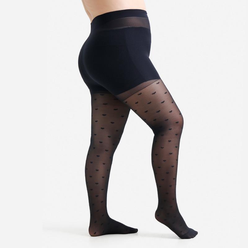 Women Plus Size Sweet Heart Jacquard Pantyhose With Gusset High Elastic Tight Slim Breathable Leggings For Curvy Ladies Stocking 4XL
Women Plus Size Sweet Heart Jacquard Pantyhose With Gusset High Elastic Tight Slim Breathable Leggings For Curvy Ladies Stocking 4XL