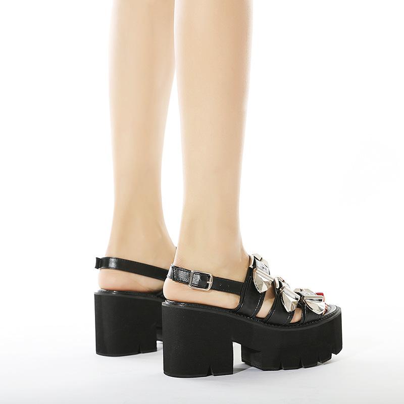 Summer Black Platform Sandals Women 2024 Thick Sole High Heels Sandals PU Leather Women s Sandals Sexy Shoes 35 чёрный
Summer Black Platform Sandals Women 2024 Thick Sole High Heels Sandals PU Leather Women s Sandals Sexy Shoes 35 чёрный