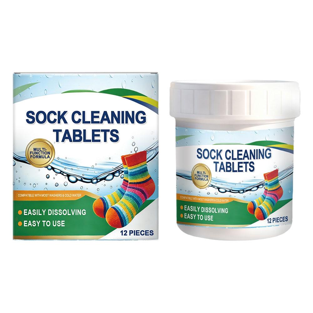 12PCS Sock Wash Cleaning Tablets Fast Dissolving Deodorizer Stain Remover For Daily Wear Socks Cleaner For Home Travel Use 1PCS
12PCS Sock Wash Cleaning Tablets Fast Dissolving Deodorizer Stain Remover For Daily Wear Socks Cleaner For Home Travel Use 1PCS