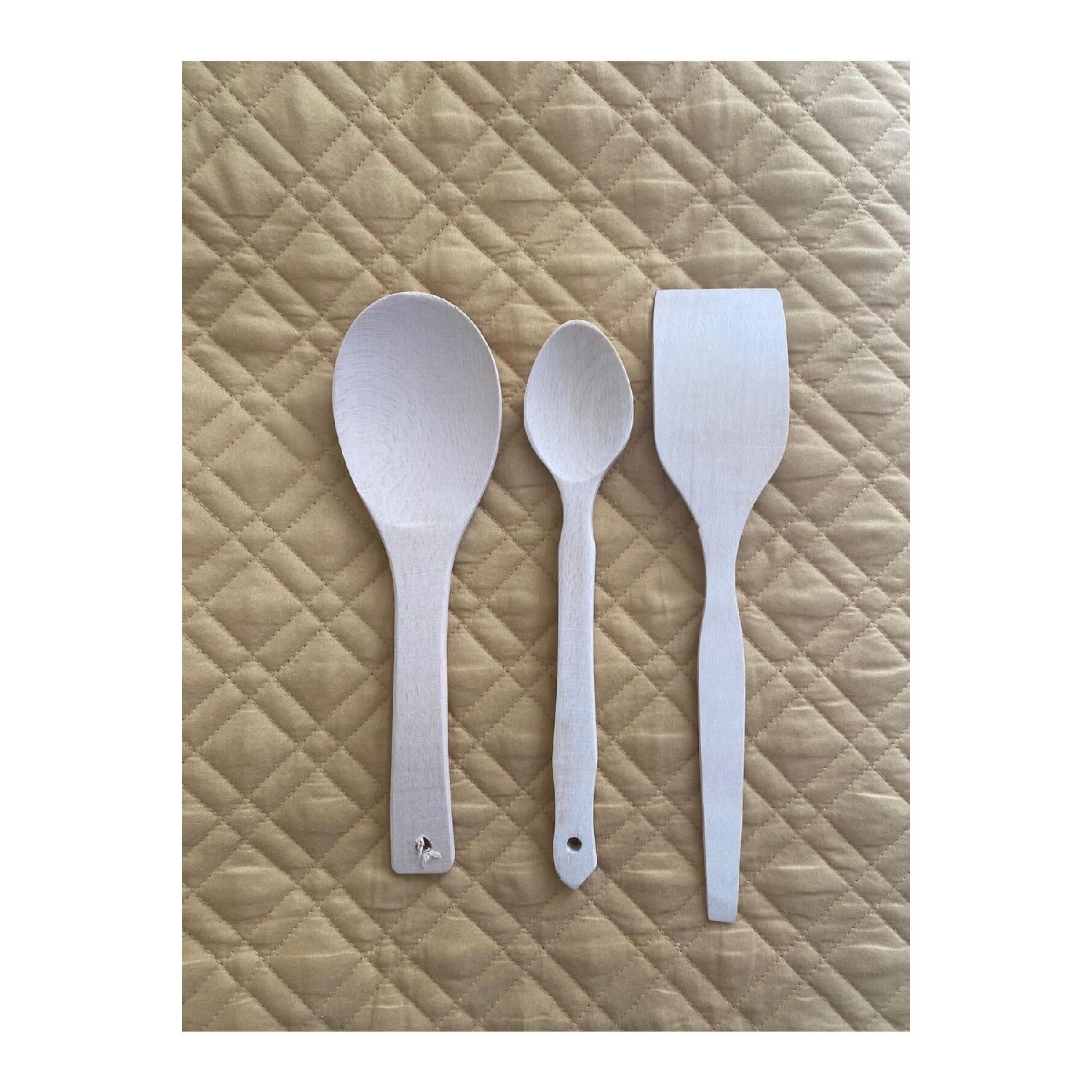 3-piece Dining Utensils - 2 Size Spoon Spatula - Wooden Spoon - (26cm-28cm-30cm) чистый
3-piece Dining Utensils - 2 Size Spoon Spatula - Wooden Spoon - (26cm-28cm-30cm) чистый