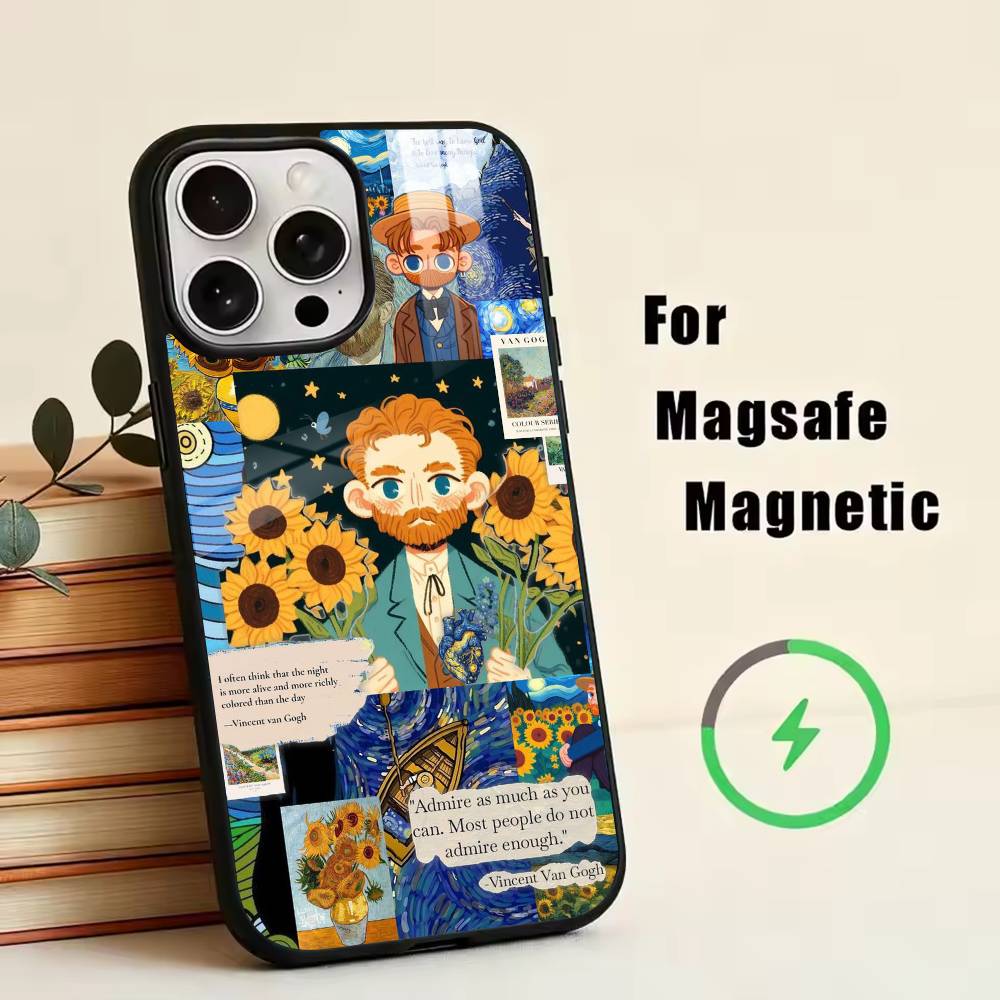 Vincent van Gogh Phone Case For iPhone17,16,15,14,13,12,11 Plus,Pro Magnetic For Magsafe Wireless Charging iPhone13PRO
Vincent van Gogh Phone Case For iPhone17,16,15,14,13,12,11 Plus,Pro Magnetic For Magsafe Wireless Charging iPhone13PRO