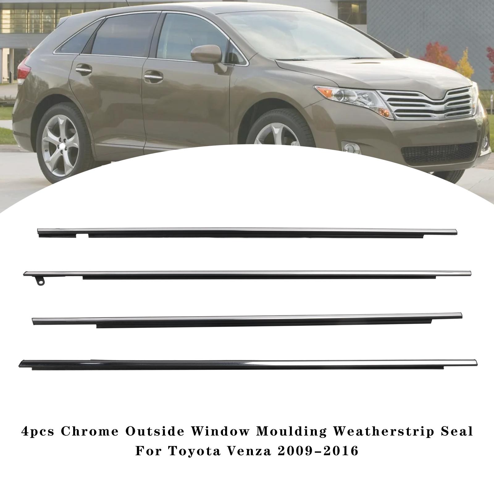 4 шт. Хромированные наружные молдинги окон, уплотнители для Toyota Venza 2009-2016
4 шт. Хромированные наружные молдинги окон, уплотнители для Toyota Venza 2009-2016