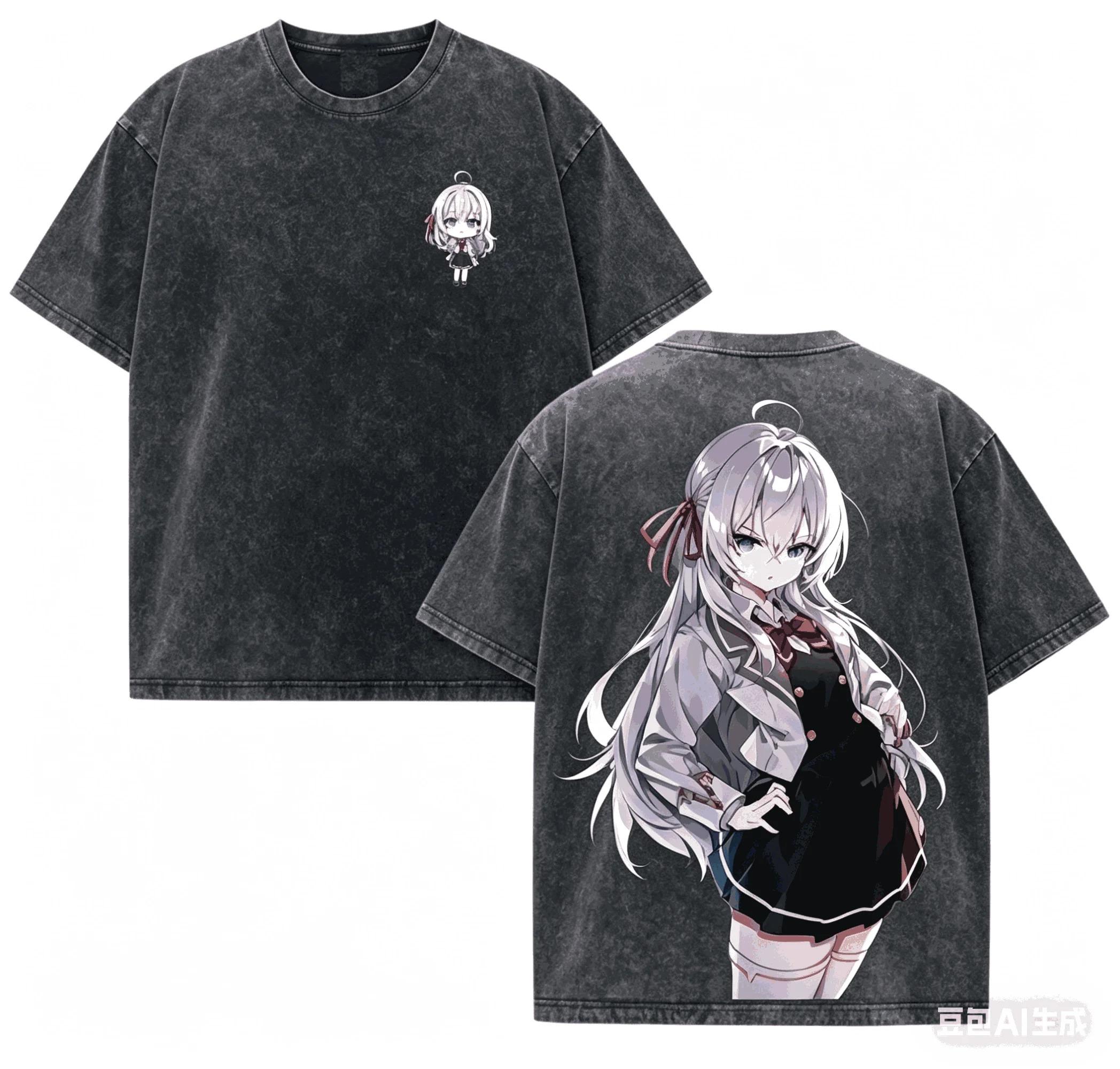 Stylish Washed Black Oversized T-Shirt with Alya Cat Girl Anime Prints from Alya Sometimes Hides Her Feelings in Russian Women And Men T-shirts L
Stylish Washed Black Oversized T-Shirt with Alya Cat Girl Anime Prints from Alya Sometimes Hides Her Feelings in Russian Women And Men T-shirts L