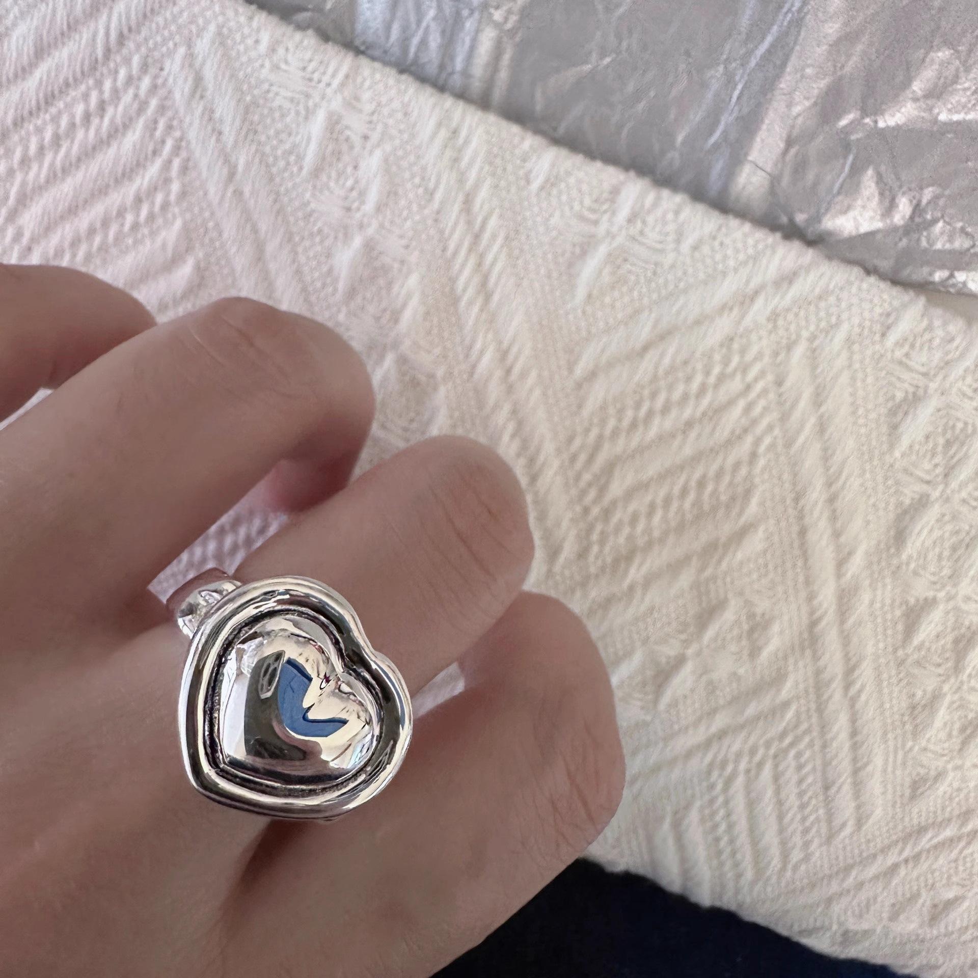 Delightful Heart Design Open Adjustable Ring For Women Stylish Copper Accessory
Delightful Heart Design Open Adjustable Ring For Women Stylish Copper Accessory