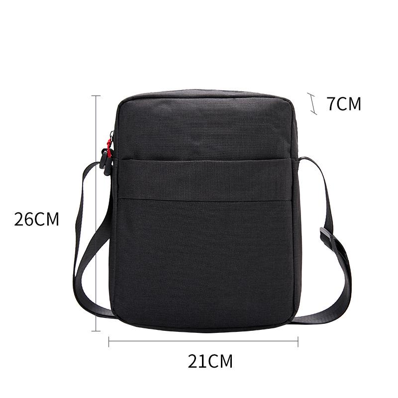 Men s Black Oxford Cloth Waterproof Crossbody Shoulder Bag - Large Capacity, Minimalist Design for Casual Travel 26x21x7 cm чорний
Men s Black Oxford Cloth Waterproof Crossbody Shoulder Bag - Large Capacity, Minimalist Design for Casual Travel 26x21x7 cm чорний
