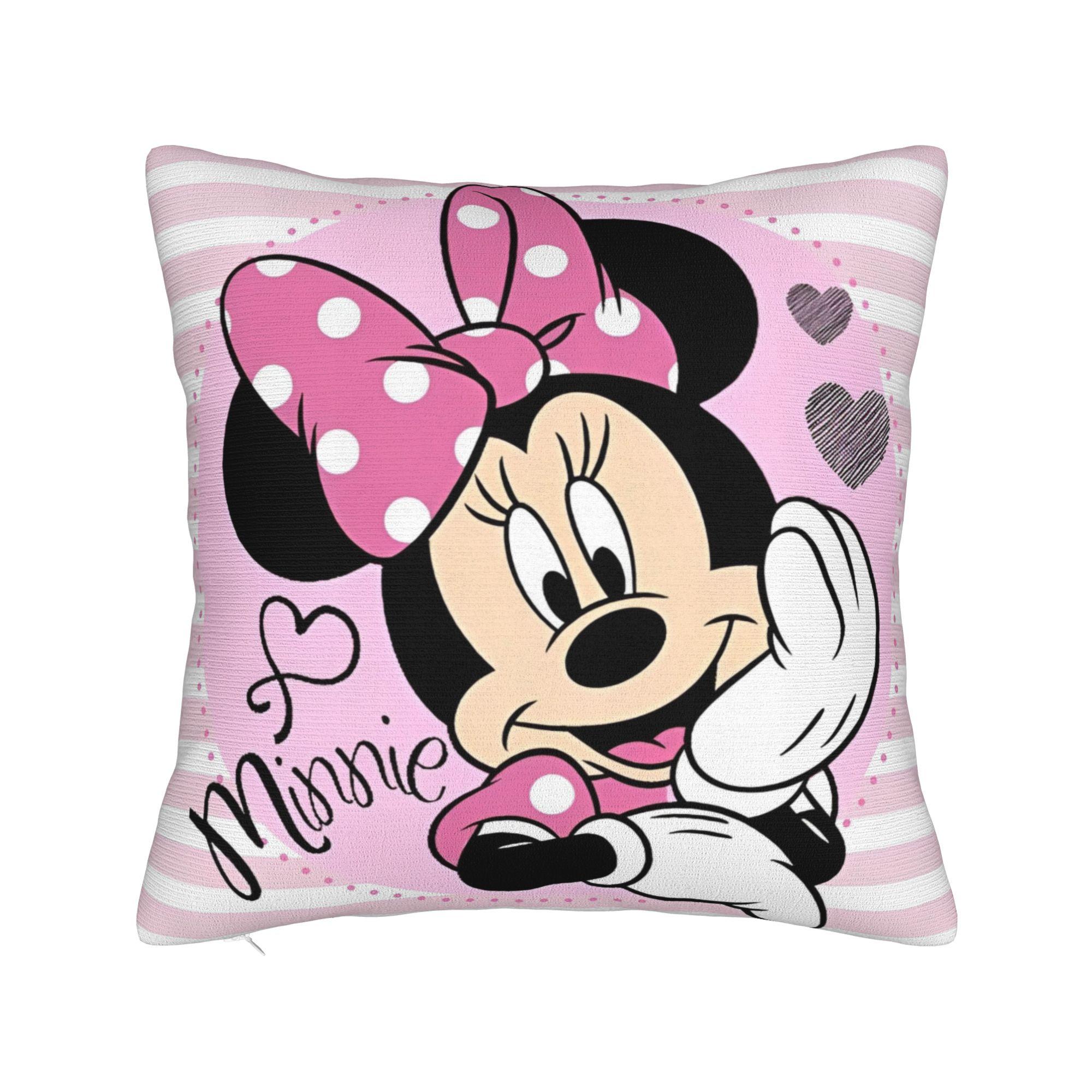 Pink Minnie Cartoon Square Pillow Case Mickey Cushion Covers Custom Zipper Decorative Throw Pillow Case Cover for Seat 18 x18 30cmx30cm
Pink Minnie Cartoon Square Pillow Case Mickey Cushion Covers Custom Zipper Decorative Throw Pillow Case Cover for Seat 18 x18 30cmx30cm