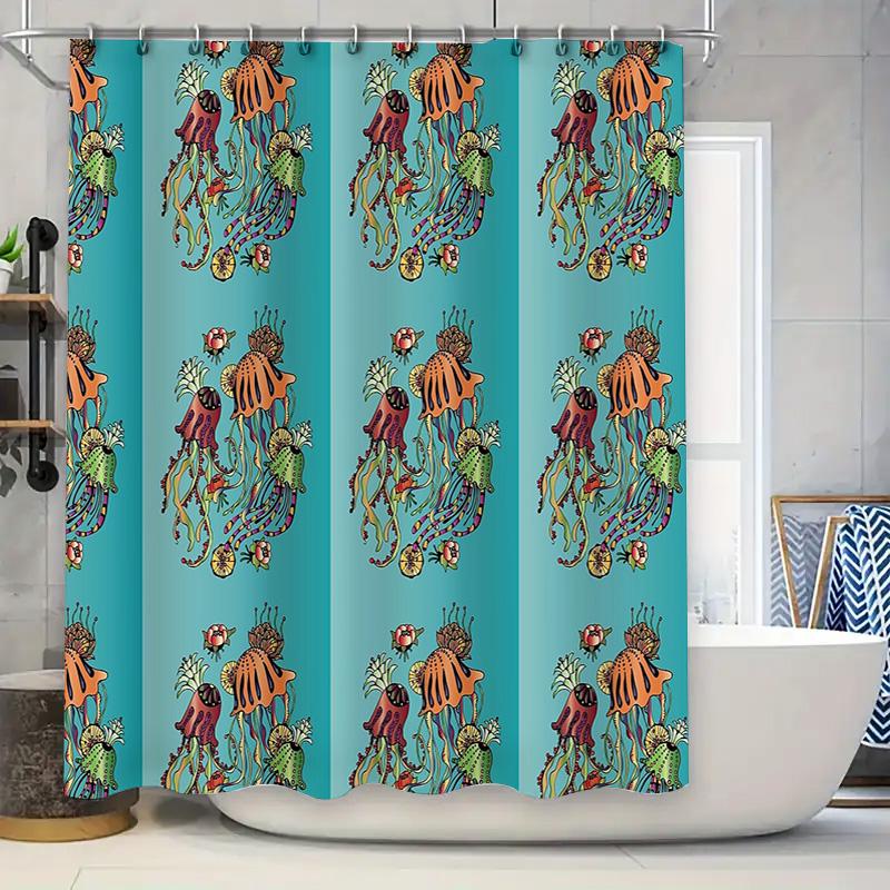 Ocean Sea Life Shower Curtain Whale Fish Nautical Bathroom Decor Set Waterproof Coastal Home W60H190(CM)-1 Pcs
Ocean Sea Life Shower Curtain Whale Fish Nautical Bathroom Decor Set Waterproof Coastal Home W60H190(CM)-1 Pcs