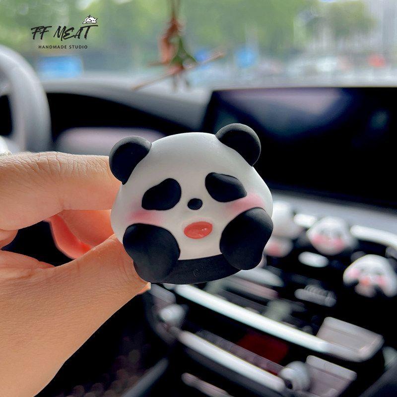 Cute round Roll Panda Car Aromatherapy Perfume Cartoon Car Air Conditioner Air Outlet Decoration Solid Diffuse Plaster Chubby Panda Face(Round) Other notes
Cute round Roll Panda Car Aromatherapy Perfume Cartoon Car Air Conditioner Air Outlet Decoration Solid Diffuse Plaster Chubby Panda Face(Round) Other notes