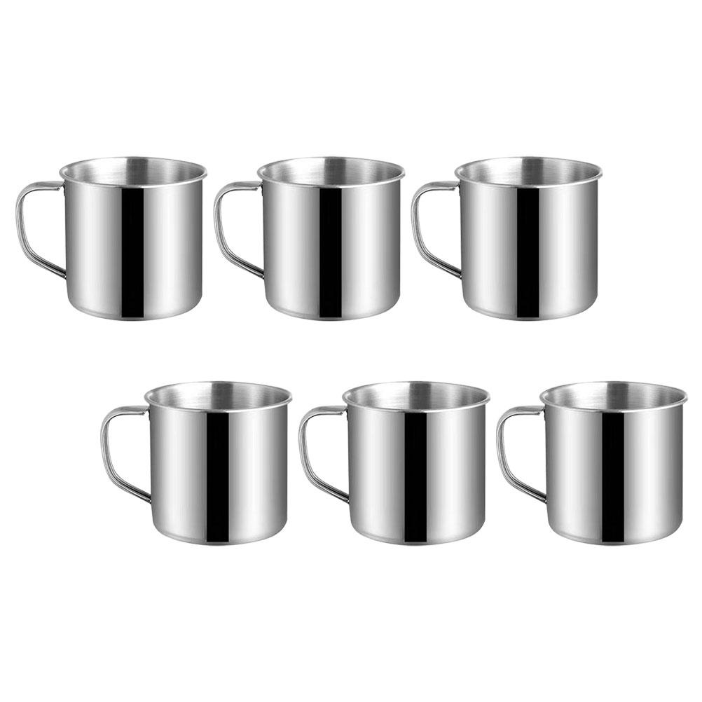 6 шт. Детская кружка для воды из нержавеющей стали с ручкой, мини-кружка для чая для детей, 190 мл, небьющаяся, легкая, для горячего кофе, молочного супа
6 шт. Детская кружка для воды из нержавеющей стали с ручкой, мини-кружка для чая для детей, 190 мл, небьющаяся, легкая, для горячего кофе, молочного супа