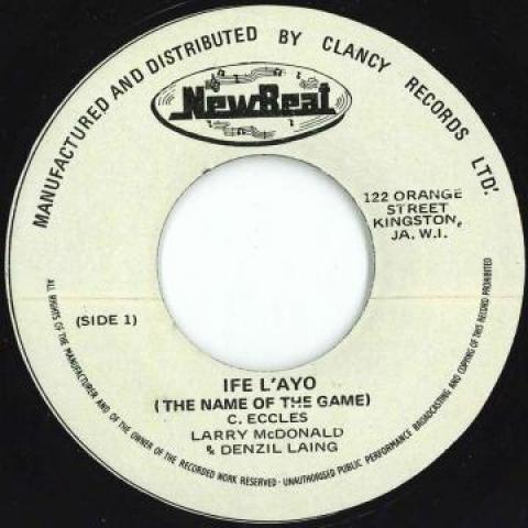 7inch Record LARRY MCDONALD, DENZIL LAING / FABU - Ife L ayo / Holly Holy Version 2 none New Beat 1971 Jamaica Reggae, Ska & Dub
7inch Record LARRY MCDONALD, DENZIL LAING / FABU - Ife L ayo / Holly Holy Version 2 none New Beat 1971 Jamaica Reggae, Ska & Dub