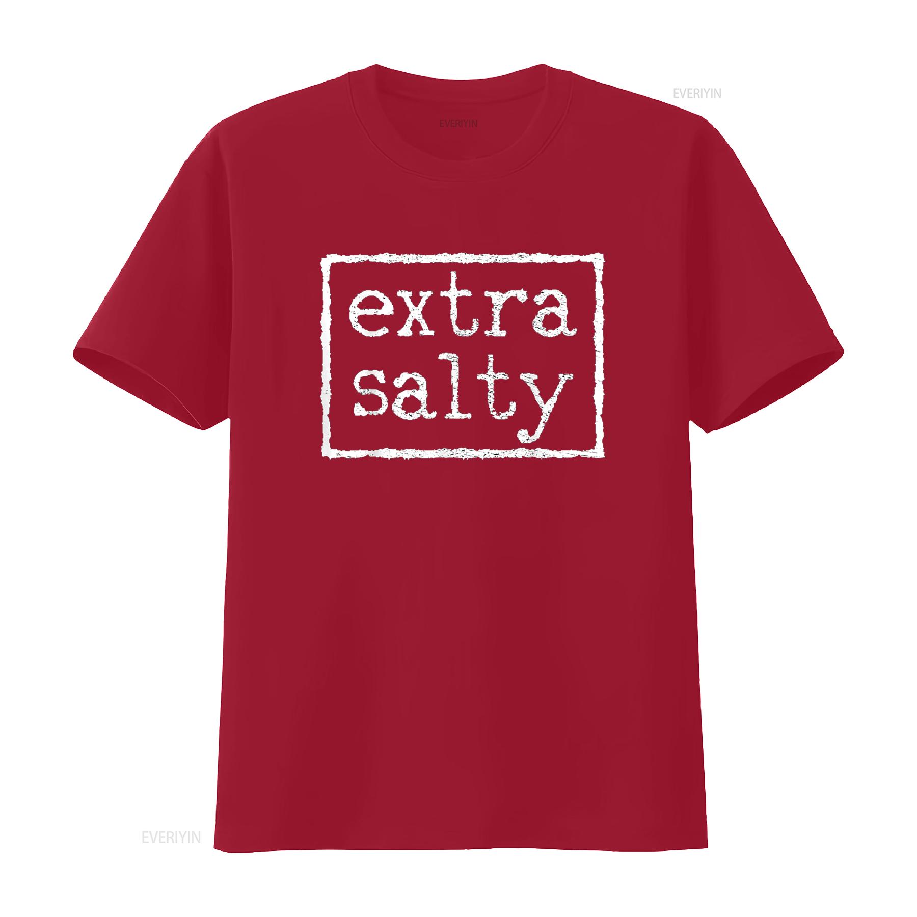 Extra Salty T Shirt vintage Washed fashion designer clothes homme Breathable Top For Everyday Wear Slightly Casual Stylish S
Extra Salty T Shirt vintage Washed fashion designer clothes homme Breathable Top For Everyday Wear Slightly Casual Stylish S