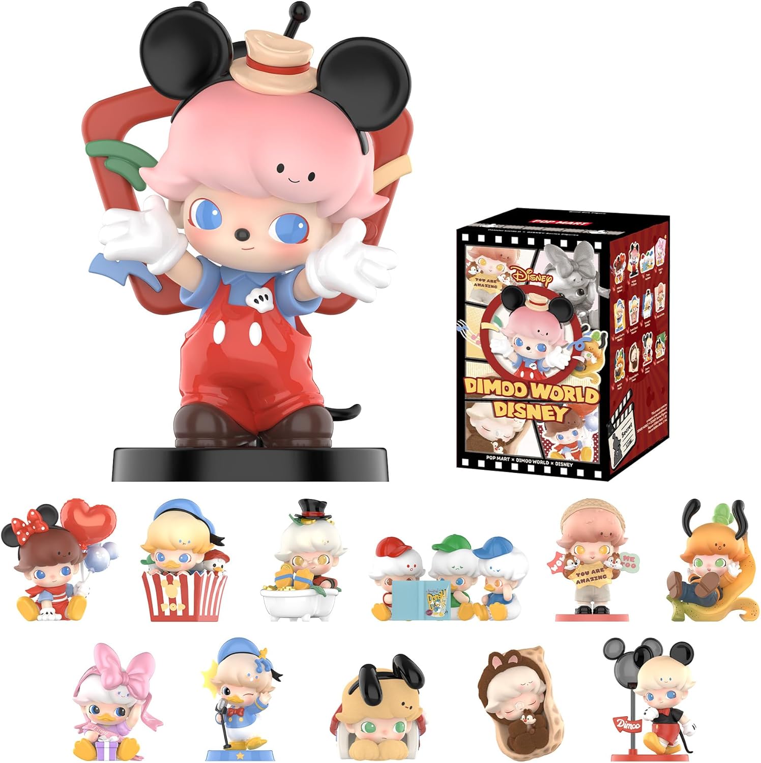 Фигурки POP MART DIMOO World × Disney Series, Фигурки-сюрпризы, Коллекционные игрушки, Украшения для дома, Одиночная коробка
Фигурки POP MART DIMOO World × Disney Series, Фигурки-сюрпризы, Коллекционные игрушки, Украшения для дома, Одиночная коробка