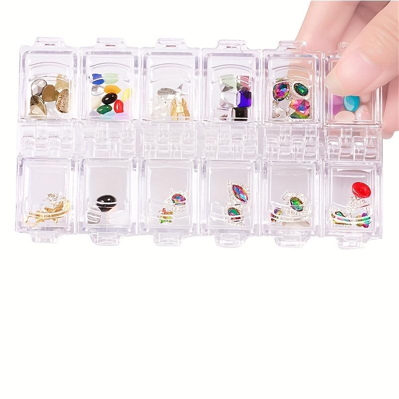 12 Grids Jewelry Accessories Storage Box Empty Case For Nail Art Decoration Rhinestones Beads Clear Pink Black White Color
12 Grids Jewelry Accessories Storage Box Empty Case For Nail Art Decoration Rhinestones Beads Clear Pink Black White Color