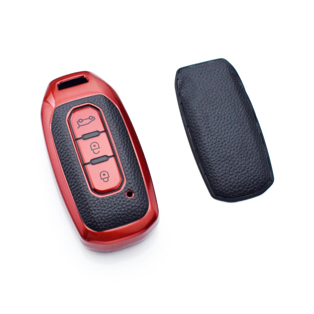 3 кнопки брелок чехол для ключа протектор TPU кожа автомобильный смарт-ключ чехол чехол для Ford Territory EV сумка держатель для брелока аксессуары красный
3 кнопки брелок чехол для ключа протектор TPU кожа автомобильный смарт-ключ чехол чехол для Ford Territory EV сумка держатель для брелока аксессуары красный