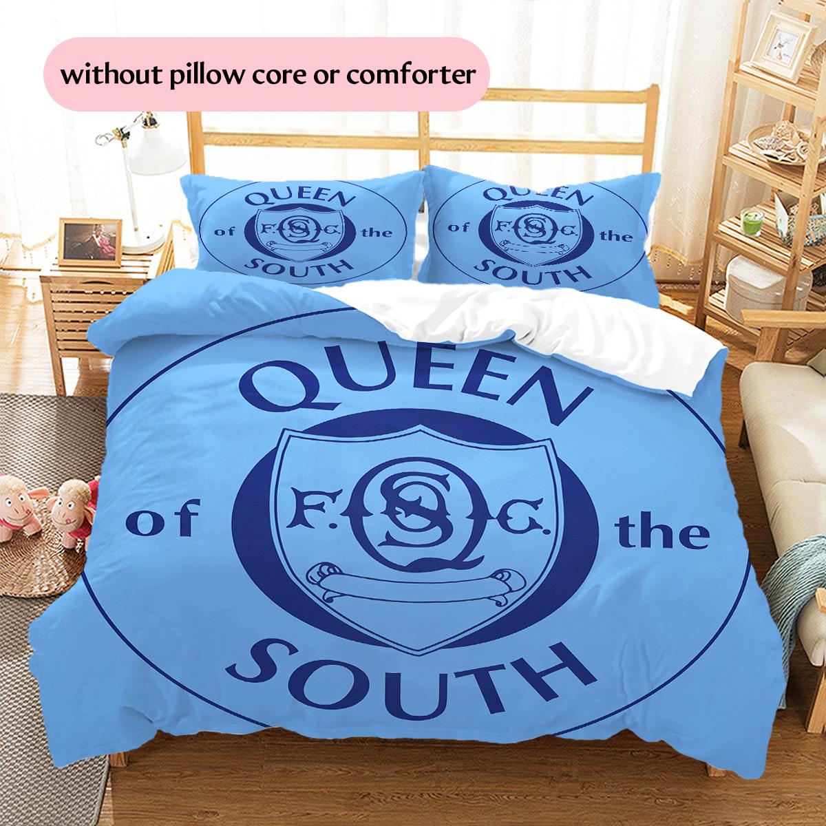 Queen of the South Pattern Bedding Quilt Set Home Decoration Gift (1 * duvet cover + 2 * pillowcase without core) 135x200cm
Queen of the South Pattern Bedding Quilt Set Home Decoration Gift (1 * duvet cover + 2 * pillowcase without core) 135x200cm