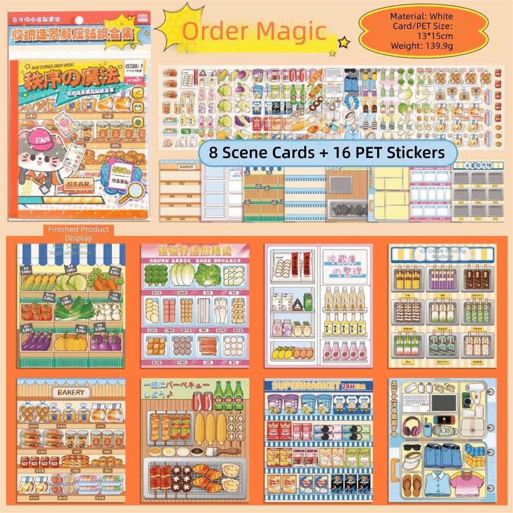Visual Stacking 3D Landscape Sticker Book Cartoon DIY Cabin Scene Sticker Toy A
Visual Stacking 3D Landscape Sticker Book Cartoon DIY Cabin Scene Sticker Toy A