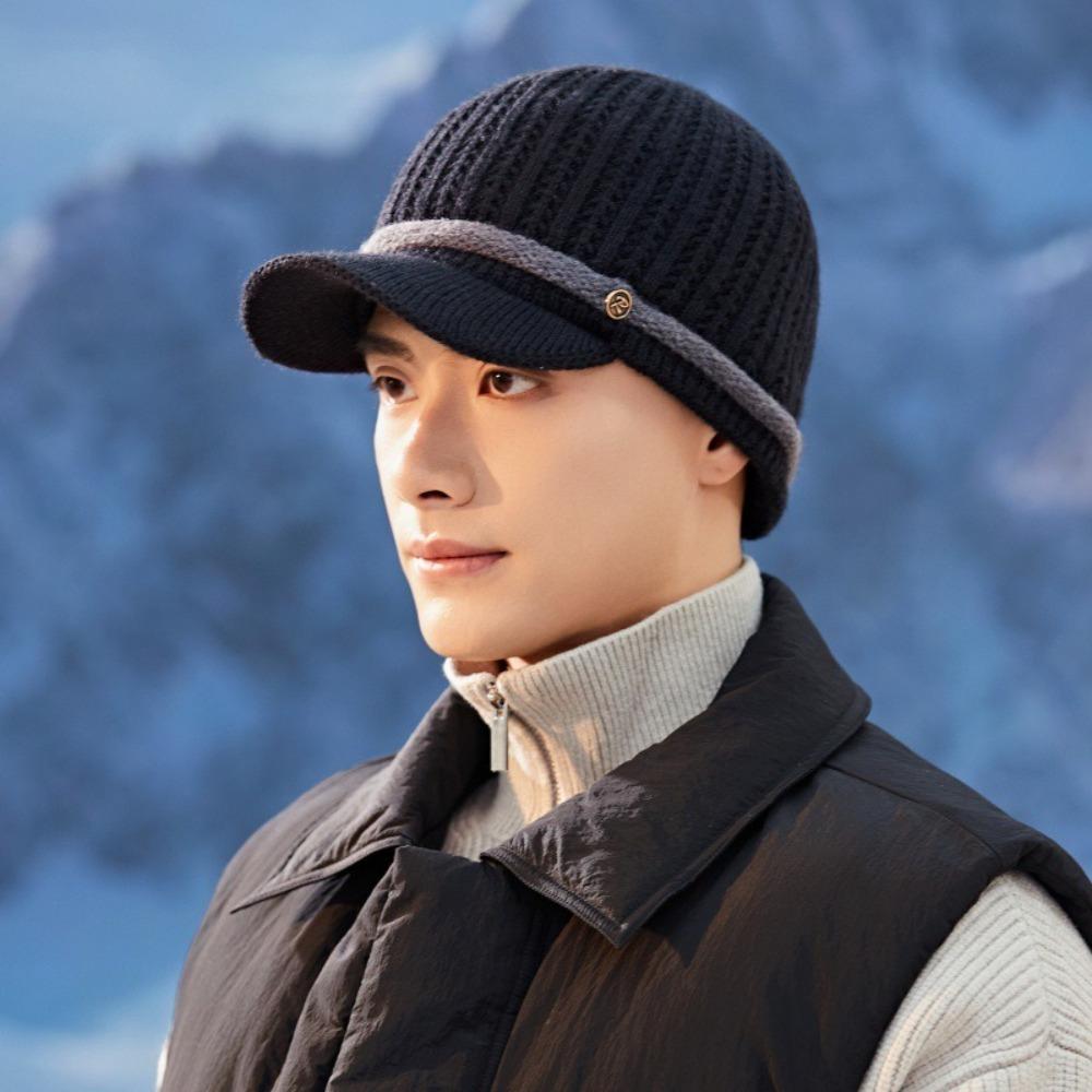 Coldproof Men Peaked Cap Solid Color Knitted Baseball Hat Simple Pullover Hat Streetwear темно-сірий колір
Coldproof Men Peaked Cap Solid Color Knitted Baseball Hat Simple Pullover Hat Streetwear темно-сірий колір