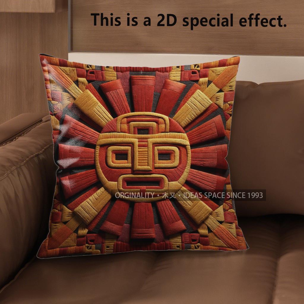 2D Aztec Sun God Print Throw Pillow Covers Pattern Cushion Cover Suitable For Sofa Bedroom Car Pillow Cover 40x40cm
2D Aztec Sun God Print Throw Pillow Covers Pattern Cushion Cover Suitable For Sofa Bedroom Car Pillow Cover 40x40cm