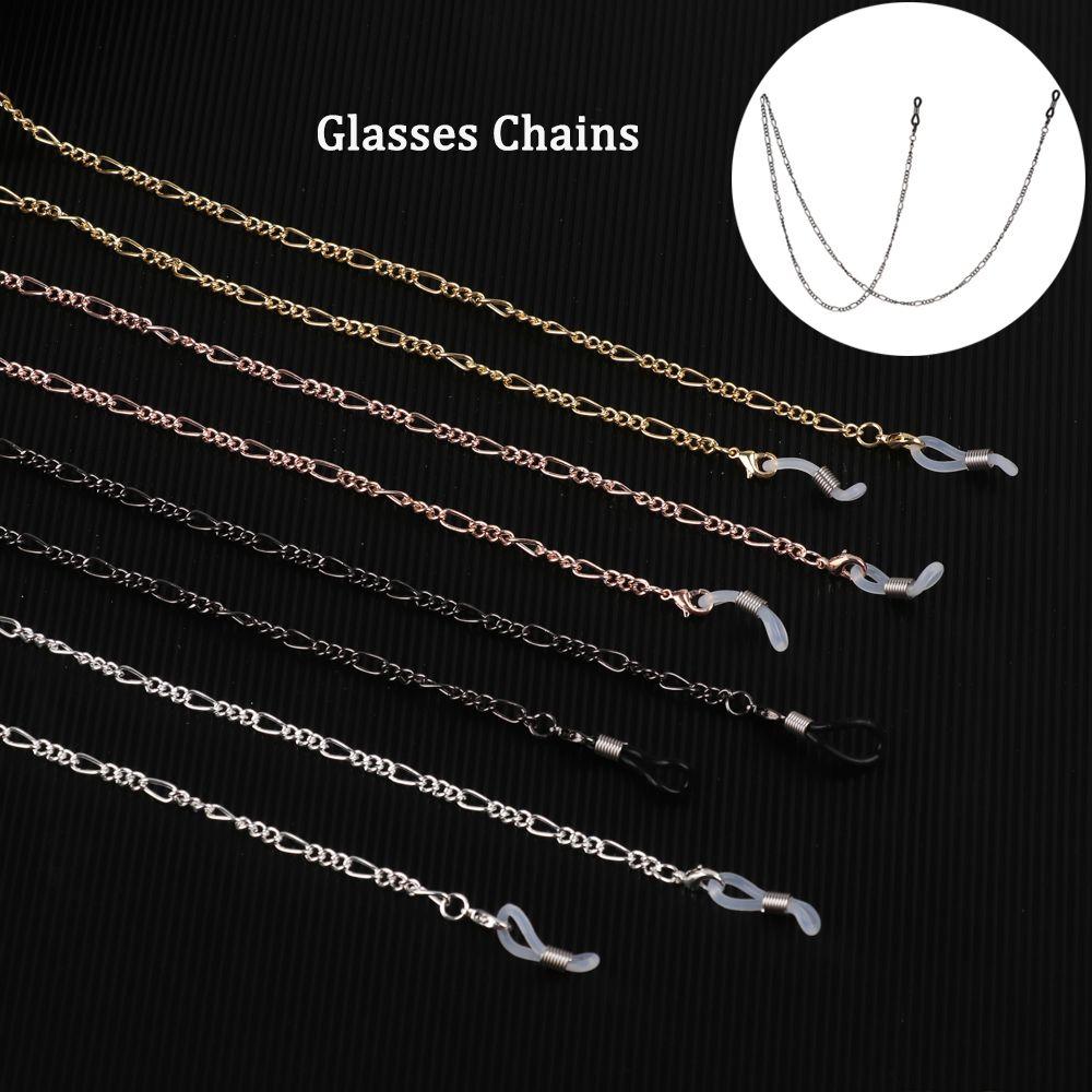 Cords Eyeglass Holder Metal Eyeglass Chain Sunglasses Holder Reading Glasses Lanyard Necklace рожевий колір золота
Cords Eyeglass Holder Metal Eyeglass Chain Sunglasses Holder Reading Glasses Lanyard Necklace рожевий колір золота